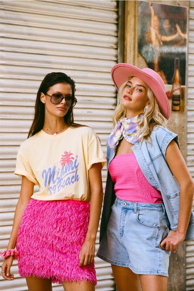 ANNORA T SHIRT 25ZFFF01 125 Sunbeam Yellow
